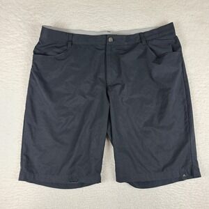 Adidas Shorts‎ Mens 40 Black 10" Inseam Casual Chino Performance Golf *